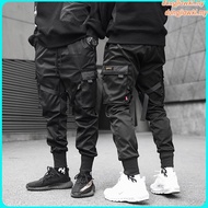 Sweatpants men's overalls hip hop hip-hop multi-pocket pants