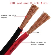 Copper Core RVB Red And Black Parallel Wire 2Core 0.3/0.5/0.75/1.0/1.5/2.5 Square LED Display Broadcast Audio Cable-3/10Meters