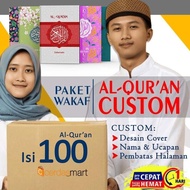Paket Isi 100 Al-Quran Custom Untuk Wakaf Berbagai Keperluan A5 A6 Hc