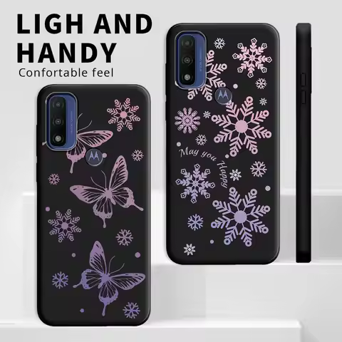 For Motorola Moto G Pure / G 5G Plus Case Cartoon Flower Shockproof Silicone Soft Phone Case For Mot