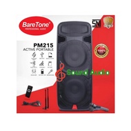 speaker baretone 15 inch pm215 speaker portable baretone pm 215