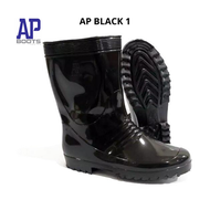 BISA COD - AP Boots HITAM Pendek size 36-44 - Sepatu AP Boots Hitam pendek - Sepatu AP Boots Hitam -