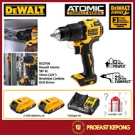 DEWALT ATOMIC [ DCD708D2 ] 13mm ( 3/8" ) Brushless Cordless Drill Driver SET with Battery , Charger