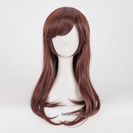 Overwatch D.VA dva Song Hana Wig Maroon Face-closing Style cosplay Wig
