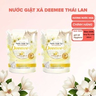 Combo 2 Nước Giặt Xả Deemee 2L Màu Vàng – Hương Mộc Lan Đậm Đặc Phù Hợp Máy Giặt Cửa Ngang Cửa Đứng