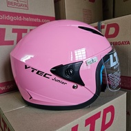 [ 2024 WARNA BARU ] Original LTD VTEC Junior Sirim Approved 5 Tahun Topi Budak Helmet Kids