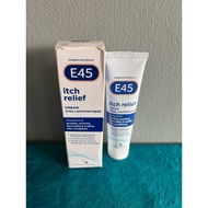 100% Authentic From England E45 Itch Relief Anti-Itch Cream Size 50 Grams Discounted Open Now Best B