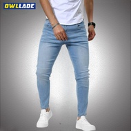 OWLLADE Skinny Jeans Men in Blue Stretchable 802 C03 2T