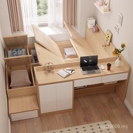 Bed Simple Tatami Desk Small Apartment Integrated Material Nail Box Storage High Storage Combination