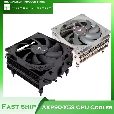 Thermalright CPU Cooler Radiator 4 Heatpipes HTPC/ITX Low Profile PC Case PWM Cooling Fan For Intel 
