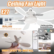 👍52cm Ceiling fan with light 3 colors Adjustable Ceiling Fan Remote control for Room decor Ceiling l