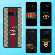 Samsung Note 8 phone case with black border GUCCCI brand fashion