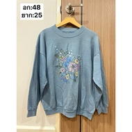 Second-Hand Screen-Printed Sweater