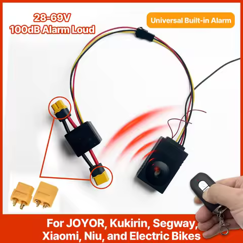 Universal XT60 Anti-Theft Alarm 29-68V For Segway E2 Pro F2 MAX G30 Xiaomi 5 Pro NIU KQI2 Joyor S5 K