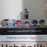 6Pcs/Lot Mini Link Click Figures Acrylic Bricks Fashion Anime Lucas Charles Cheng Xiaoshi Rⅰn Vein X