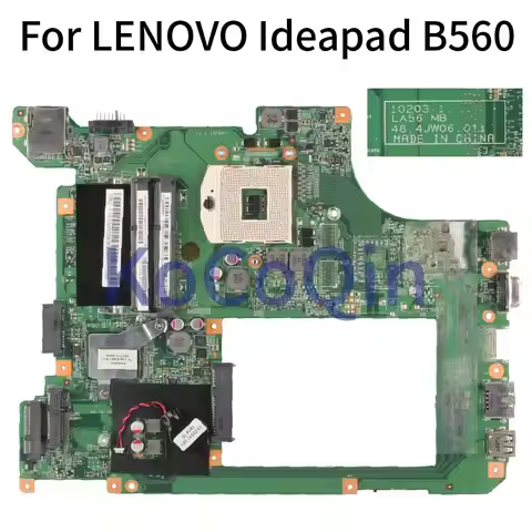 Laptop Motherboard For LENOVO Ideapad B560 Mainboard 10203-1 48.4JW06.011 HM55 DDR3