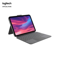 Logitech Combo Touch Detachable Keyboard Case for iPad (10th gen) with Large Precision Trackpad Full