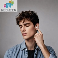 [Redkeev.my] Wireless Earbuds BT 5.4 Sleep Earbuds in Ear Touch Screen Earphones LED Power Display E