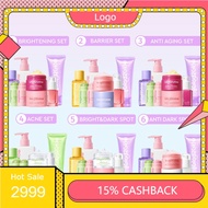 G-2-G 8In1 Skincare Set With Cleanser*2 Moisturizer Brightening / Toner / Serum / Clay Mask / Repair