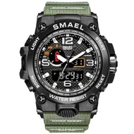代發貨SMAEL品牌雙顯示手錶軍事石英鐘男性禮物LED數碼人」