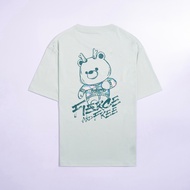 [High-Quality Material] Best-Selling HLA Cartoon Bear Print Comfortable Casual Loose Round Neck Shor