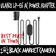 [BMC] Ulanzi LP-E6 Dummy Battery DC Coupler AC Continuous Power Adapter (Fits Canon EOS 60D/70D/80D/90D/5DII/5DIII/5DIV