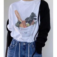 Exhibit Blue Summer Shirt (Vegetables)