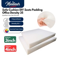 Meilleur 35D High Density 3-4 Inch Rectangle Foam Cushion Sofa Seat Couch Wheelchair Sponge Foam