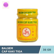 Three Leg Cap Balm 36gr - Sprain Muscle Joint Pain Scrub Balm - Aromatherapy Balm