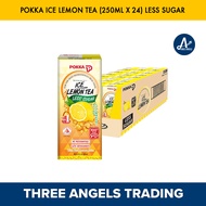 Pokka Ice Lemon Tea (250ml x 24) Less Sugar