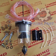 SEPARATOR ASSY STRAINER FUEL FILTER SOLAR HINO LOHAN FUSO GANJO UNIVERSAL ORIGINAL