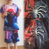 Big sales Marvel Superheroes Spiderman T Shirts Hulk Tshirt Kid Boys Tshirts Children Clothing Sets