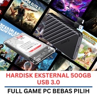 Hardisk HDD Eksternal 500GB Full Game PC/Laptop Bebas Request