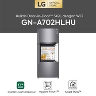 LG KULKAS 2 PINTU GN-A702HLHU JUMBO 512 LITER DOOR IN DOOR 702HLHU
