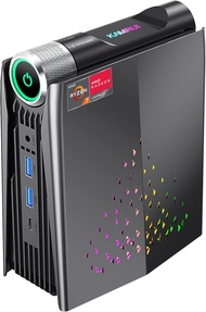 KAMRUI [Gaming PC] Mini PC AMD Ryzen 7 5700U Up to 4.3GHz, 16GB RAM 512GB SSD Small Computer, Radeon