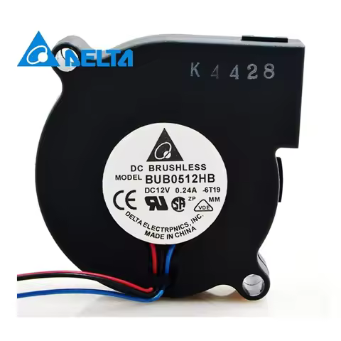 BUB0512HB Double Ball Bearing Fan Blower Cooling Fan 5015 Centrifugal Fan for Delta