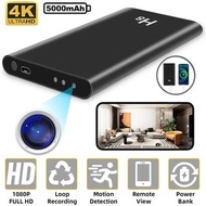 WIFI Power Bank Mini WiFi Camera 4k UHD 5000mah Night Vision Portable