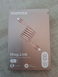 MOMAX Mag.Link 60W USB-C QC 3.0 & PD 3.0 Fast-Charging Magnetic Cable Data Cable 1m MOMAX Mag.Link 6