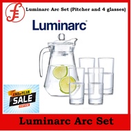 Luminarc Arc Set (Pitcher and 4 glasses)