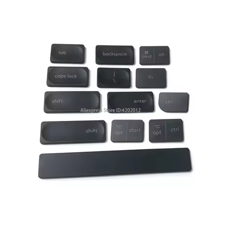 Replacement Keyboard Laptop KEY & Clips For Logitech Craft MX YR0073 GreyBlack Fn Space ctrl ait cmd