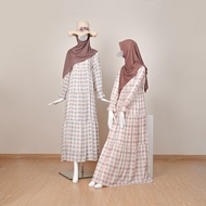 Le Khari Aqeela Gamis Rayon Viscose Gamis Busui Gamis Homedress Size S - XL Jubah Muslimah Jubah Iro