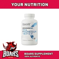 OstroVit Triple Magnesium + B6 P5P – Bottle of 90 Tablets