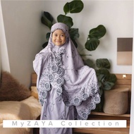 Mukena Anak Grasela Full Renda Series Bordir Mewah Terlaris