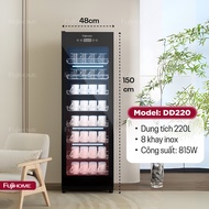 Tủ sấy khử trùng bát đĩa UV+Ozone FUJIHOME DD220 công nghệ tiên tiến - BH 24 tháng dung tích 220L