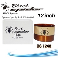 Spool Voice Coil 1248 Spool Speaker 12 inch Black Spider VC 38 MM (1.5 inch) Spoel 12inch BS1248
