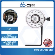 Torque Angular Gauge 1/2" Drive Engine Cylinder Head Bolt Tightening Tool