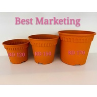 Baba Biodegradable  Plastic Grower Flower Pot -RD120/150/170