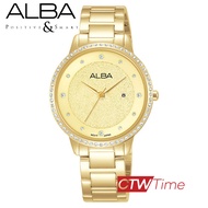 Alba Ladies นาฬิกาข้อมือผู้หญิง สายสแตนเลส รุ่น AH7W22X1 (สีทอง) AH7W22X