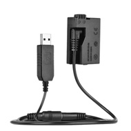 แบตเตอรี่ DR-E8พร้อมสายเคเบิลสำหรับเปลี่ยนอะแดปเตอร์ USB แบตสำรอง DC สำหรับ LP-E8สำหรับ Canon EOS 550D 600D 650D 700D กล้อง DSLR Ho