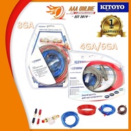 Amplifier Wiring Set Car Audio Subwoofer Amplifier Installation Kit Power Kit AMP Wiring Fuse Holder